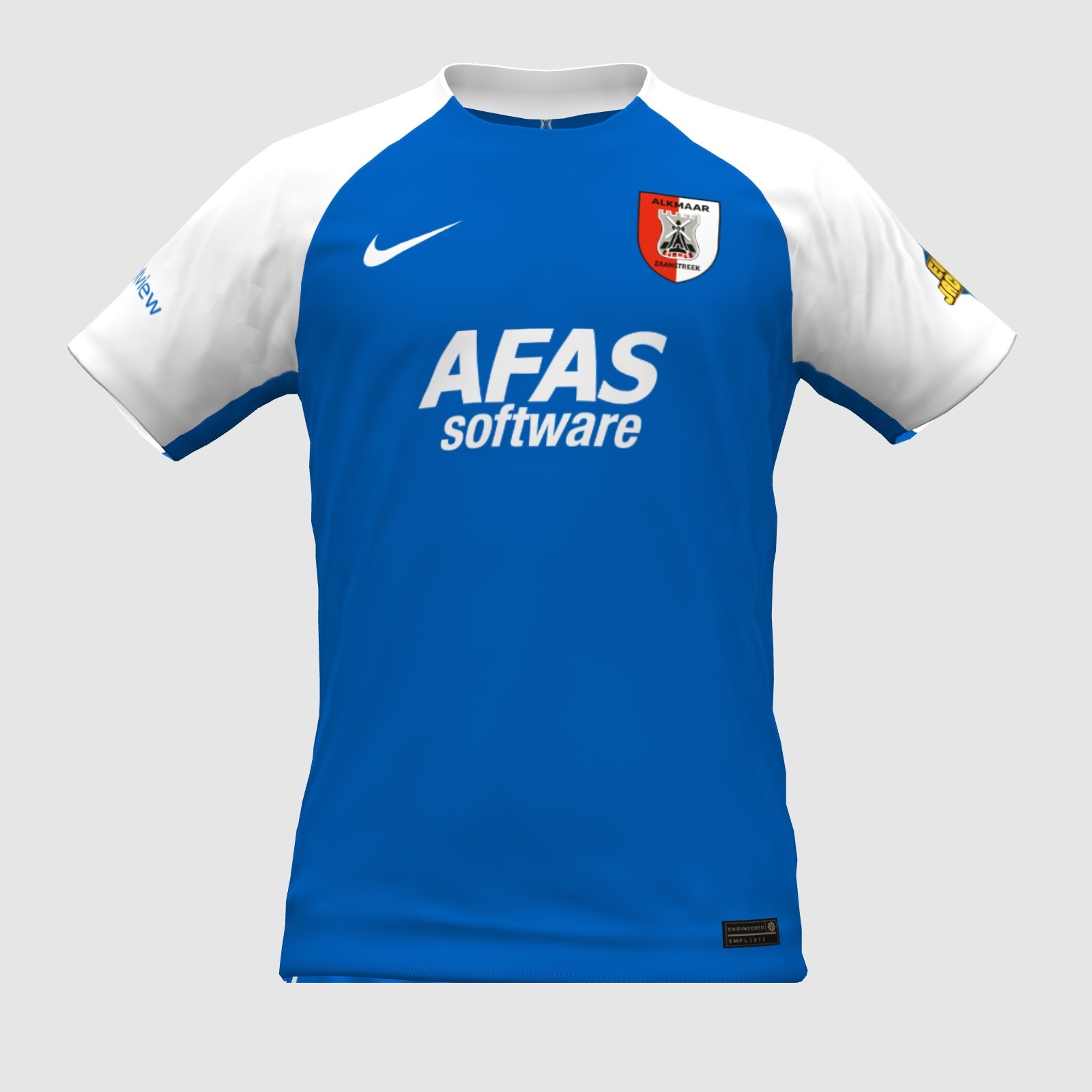 Camisola alternativa do AZ Alkmaar 2026/27, vista frontal e sem pessoa