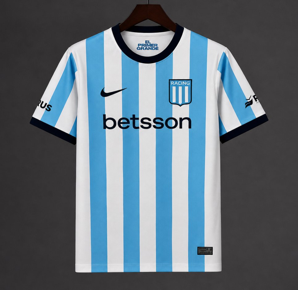Camisola principal do Racing Club 2026/27