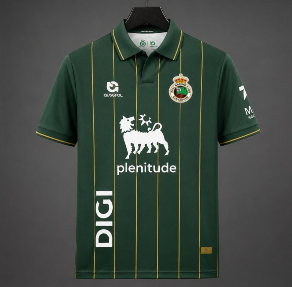 Camisola alternativa do Racing Santander 2026/27