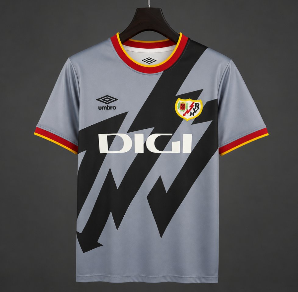 Camisola alternativa do Rayo Vallecano 2026/27